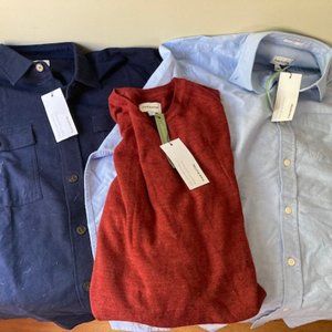 Frank & Oak Small Men's Shirts + Sweater